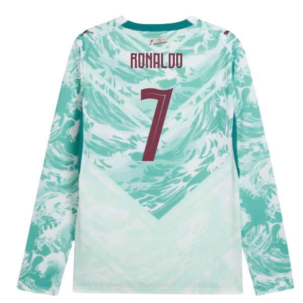 2026-2027 Portugal Long Sleeves Away Shirt (Ronaldo 7)-SoccerKits Hub | Buy Soccer Jerseys Online
